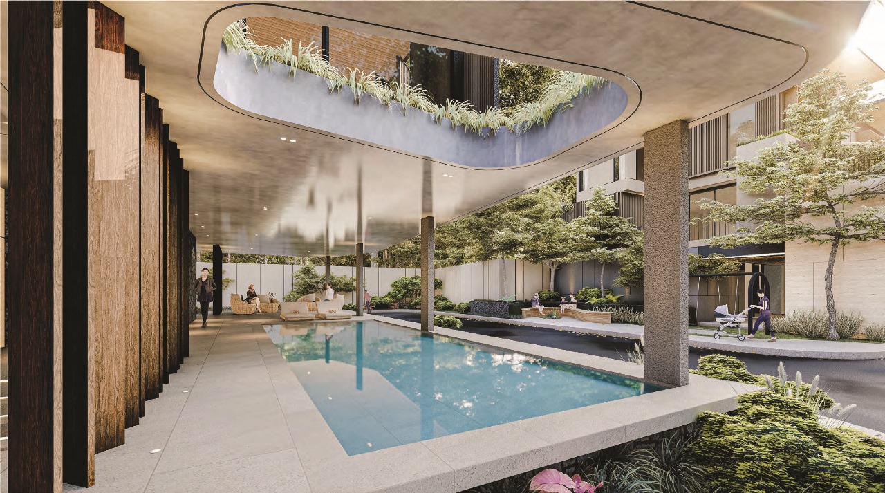 Fasilitas Swimming Pool perumahan eksklusif sleman damara village palagan jogja